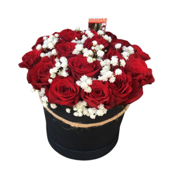 love Κουτί με 16 τριαντάφυλλα