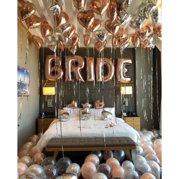 Στολισμός δωματίου με μπαλόνια BRIDE