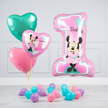 Μπαλόνια Πρώτα Γενέθλια Minnie