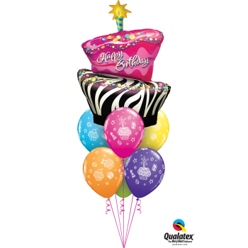 Μπαλόνια Funky Zebra Cake