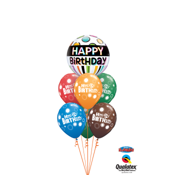 Μπαλόνια Happy Birthday Bubble