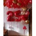 Διακόσμηση με κόκκινα μπαλόνια