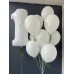 Λευκά Μπαλόνια με νούμερο