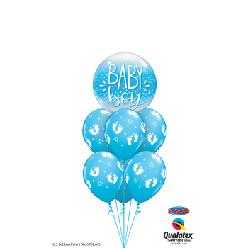 Μπαλόνια για νεογέννητο αγοράκι bubble